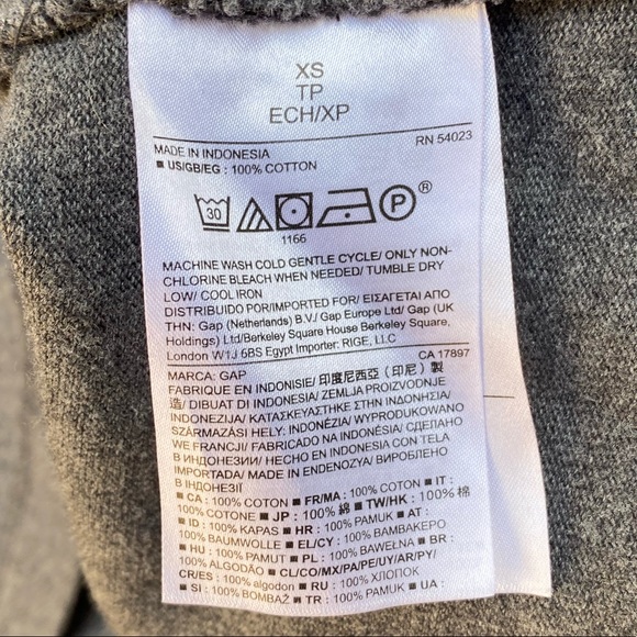 Solid Gray Casual Gap Dress with Cuffs - Picture 5 of 5